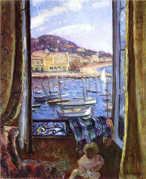 Henri Lebasque Prints The Quay at St Pierre in Cannes oil painting picture